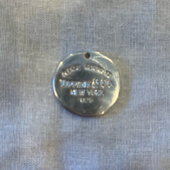 Tiffany & Co. Jewelry - Tiffany & Co. Silver Engraved Pendant